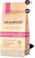 Grandorf Корм для кошек Rich & Sensitive Ягненок с рисом для котят 0,4 кг